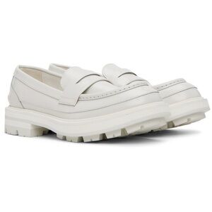 Alexander McQueen Men’s Soft Ivory Loafers